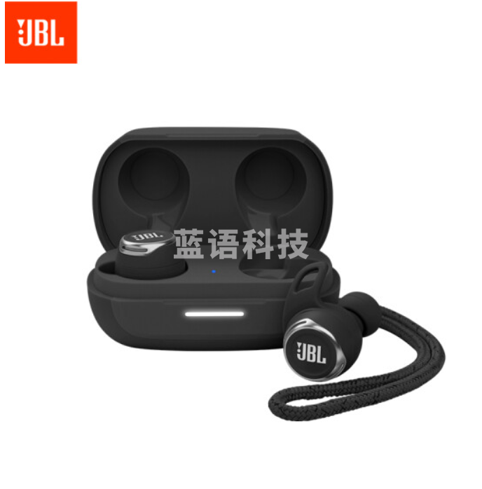 JBL 蓝牙耳机 主动降噪 真无线耳机 无线运动耳机 防水防汗 苹果华为通用 Reflect flow pro 黑