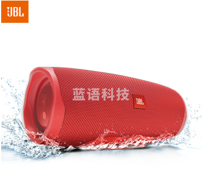JBL CHARGE4 音乐冲击波四代 便携式蓝牙音箱+低音炮 户外迷你音箱 防水设计 增强版赛道扬声器 红色
