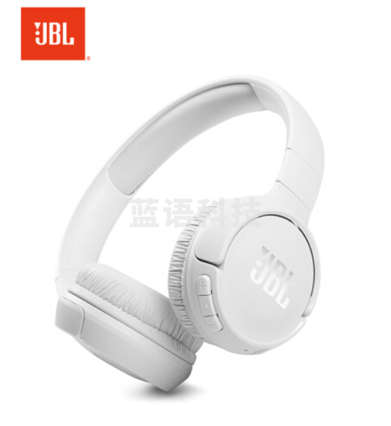 JBL T510BT 蓝牙耳机头戴式 通话降噪无线耳麦 苹果安卓手机通用 白色