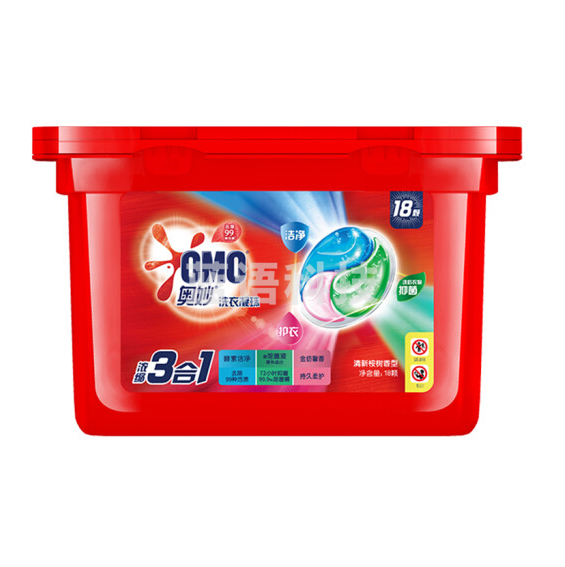 奥妙  洗衣凝珠  18粒/盒  单盒装