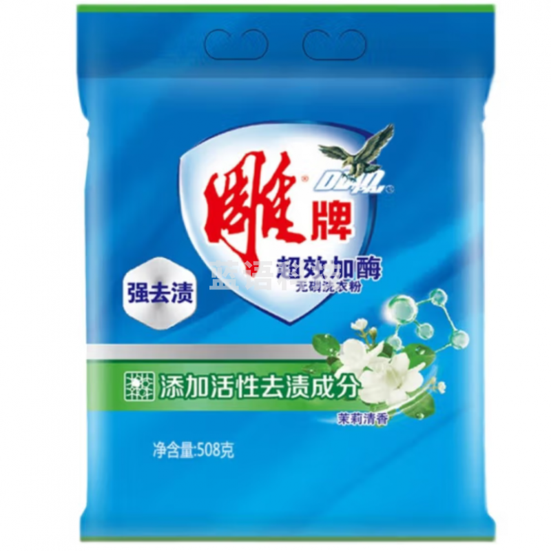雕牌 508g 洗衣粉 超效加酶 茉莉清香