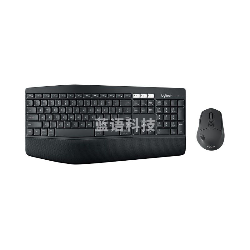 罗技(Logitech)MK850 键鼠套装 无线蓝牙键鼠套装 办公键鼠套装 全尺寸 黑色 带无线2.4G接收器 (