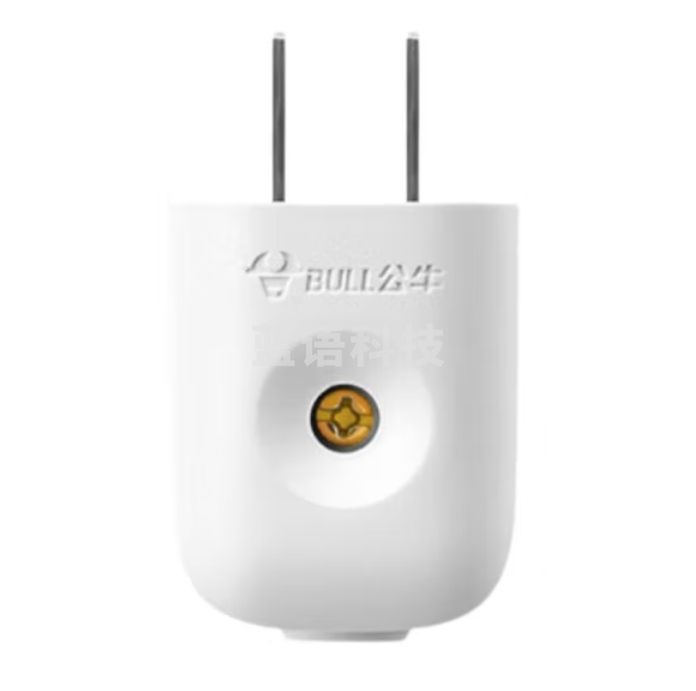 公牛插头 10A 二脚插头 电源插头GN-10L1S