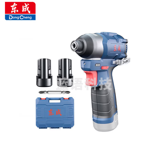 东成  12V无刷冲击起子机手电钻电批电动螺丝刀 DCPL04-8 2.0AH双电