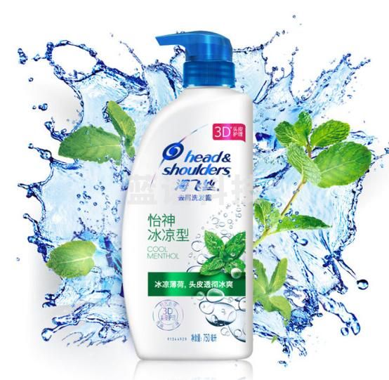 海飞丝洗发水怡神冰凉薄荷750ml