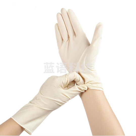 慧雅  一次性使用橡胶检查手套   50副/盒 独立包装