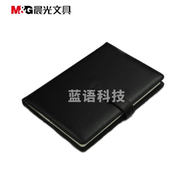 晨光  A5商务记事本 皮革笔记本皮面记事本100页/本 APY4G381