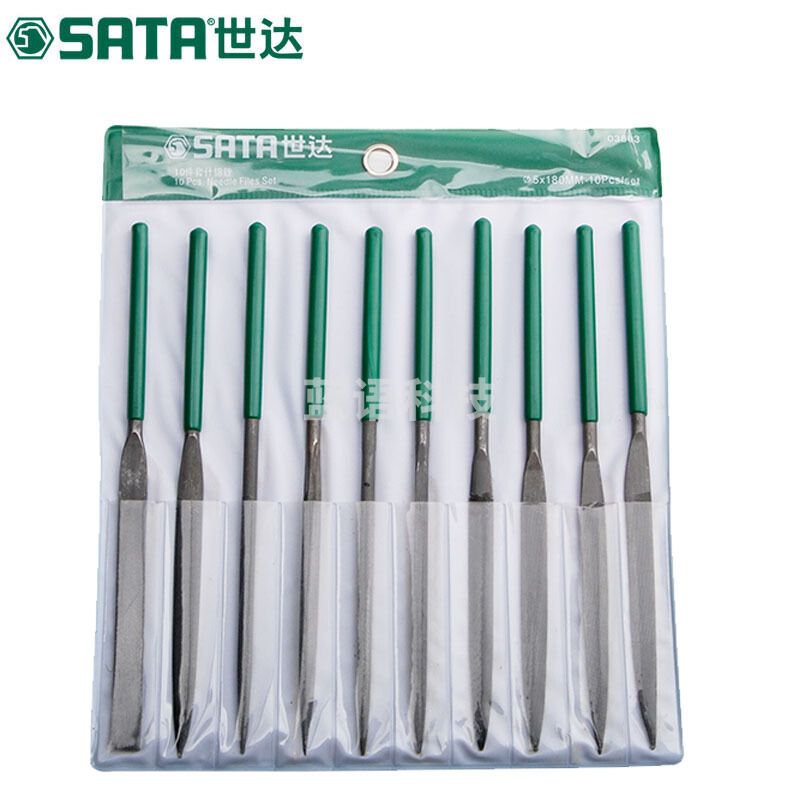 世达(SATA) 03803 金刚石锉刀10件套 5*180mm (2套起售，偏远区域下单请电话咨询)
