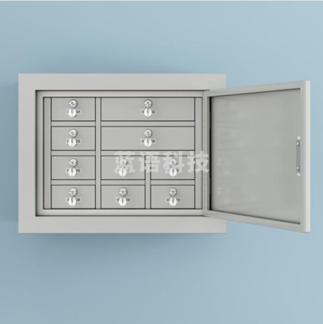 手机信号屏蔽柜会议考场手机保存箱10格 540*241*400mm