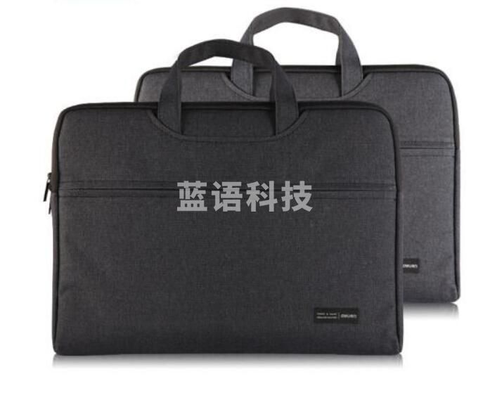 得力5590公文包 帆布手提文件袋多功能拉链袋(黑/灰两色可选)zlhj-230308110527(10个起售)