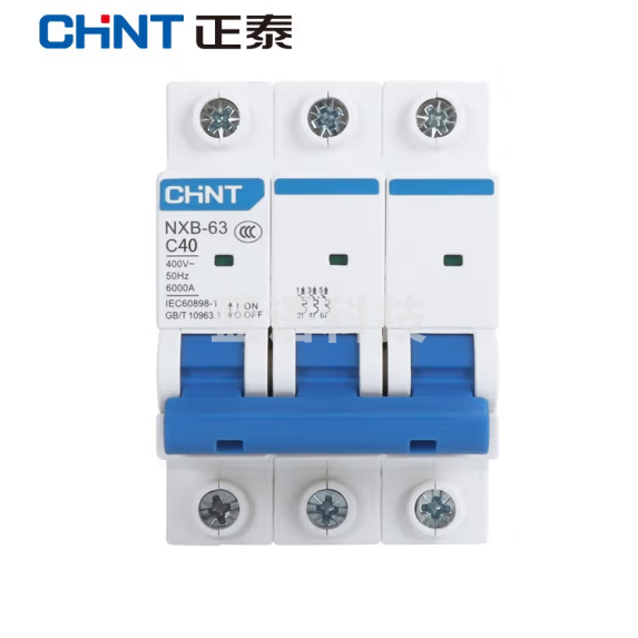 正泰 NXB-63-3P-C40   空气开关 过载空气开关 3P  40A