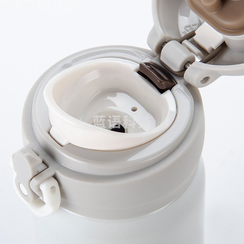 膳魔师（THERMOS）保温杯升级316不锈钢材质便携保温弹盖杯TCML-350S TCML-350S 珍珠白 350ML