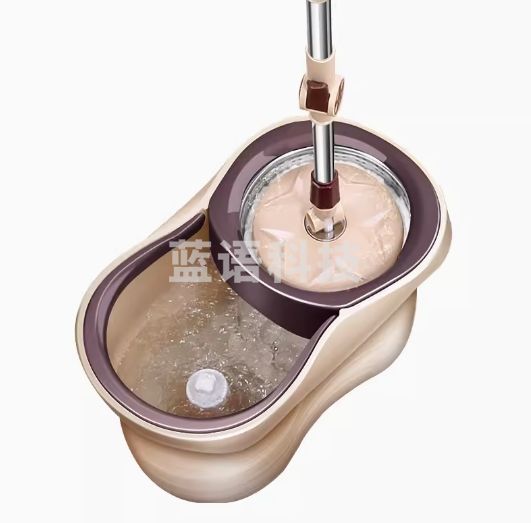 太太乐 旋转拖把桶免手洗拖布 拖地墩布双驱桶45cm*26cm*22cm（1个头）