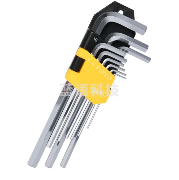 得力 9件套平头内六角扳手1-10mm DW1780