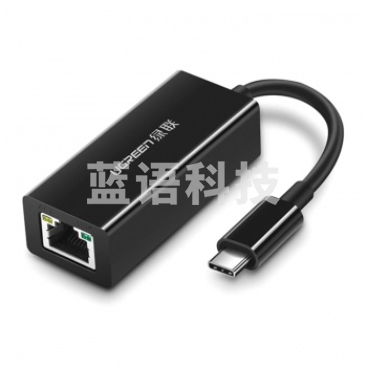 绿联 US236 Type-C千兆有线网卡 USB-C转RJ45外置网口转换器 通用苹果笔记本电脑扩展坞手机直播转接头 50307
