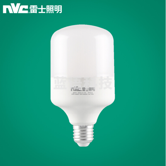 雷士照明(NVC)LED光源节能灯泡 E27大螺口家用商用大功率灯泡 18瓦白光球泡