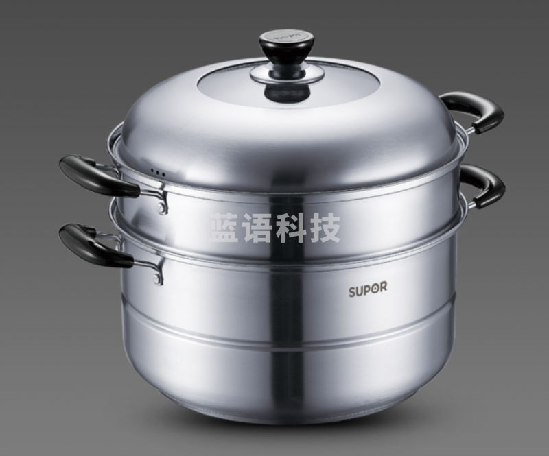 巧易取不串味三层不锈钢复底蒸锅SZ26V4