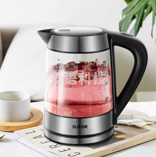 苏泊尔(SUPOR)SWF17E26A玻璃电水壶热水壶高硼硅玻璃电热水壶 1.7L烧水壶