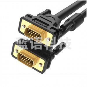 绿联 11646 VGA线3+6工程级连接线 VG101 公对公高清视频线 延长转接线 2米