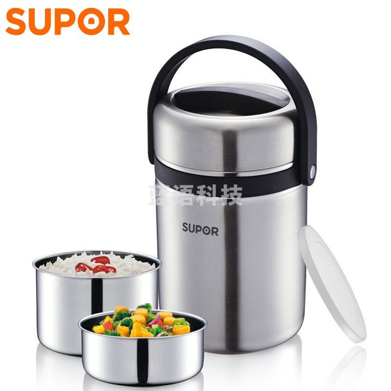 苏泊尔 KF19A1 高汤宝系列保温提锅 1L 黑色