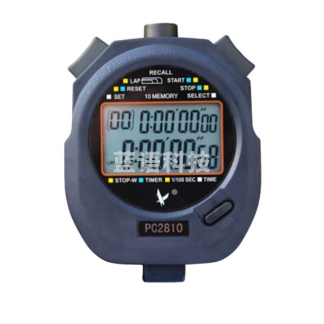 天福PC2810记忆秒表计时器 双排10道