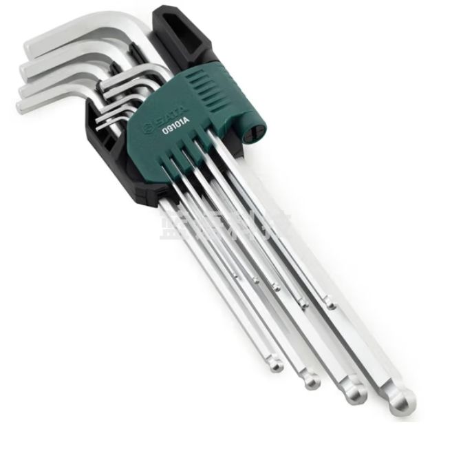 世达 9件套 特长球头内六角扳手 09101A