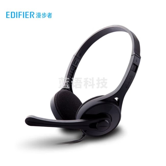 漫步者 K550 头戴式耳机耳麦 黑色