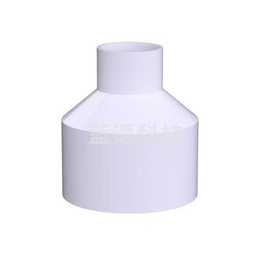 PVC大小头变径 90变63  货号：JC