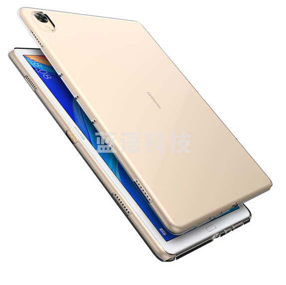 华为MatePad 10.8 华为平板M6保护壳硅胶套 轻薄防摔磨砂软壳-透明