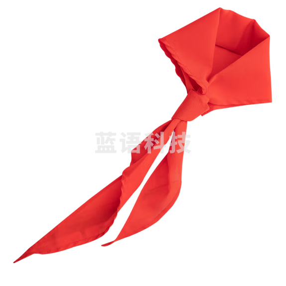 得力1.2米红领巾 小学生少先队员涤纶红领巾 1.2m单条装 50551