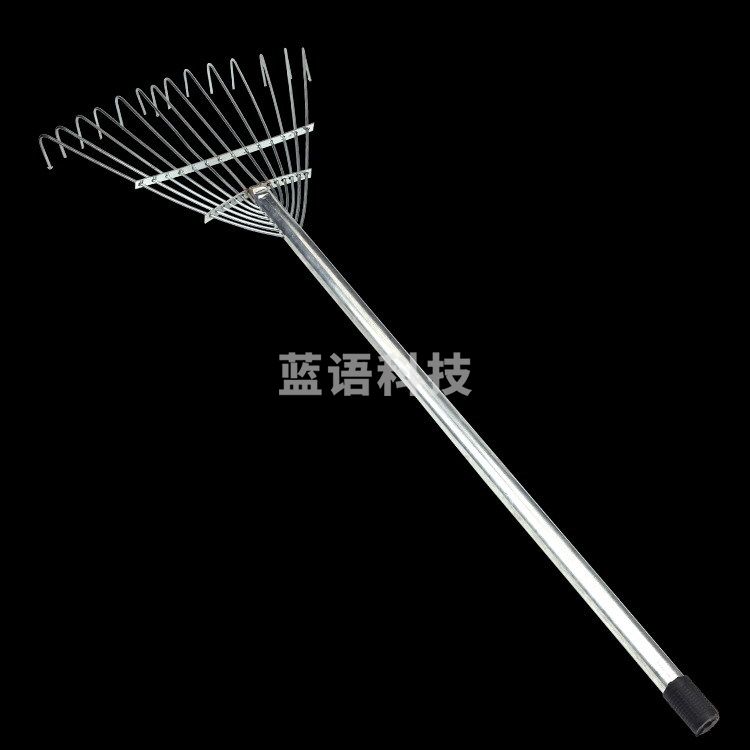 钢丝耙14齿 园艺园林工具农具草种播种耙子 搂草筢子 140*30cm