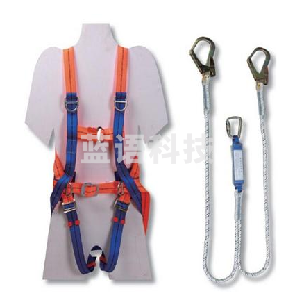 套装安全带 全身五点安全带套装 双钩安全带坠落防护680801