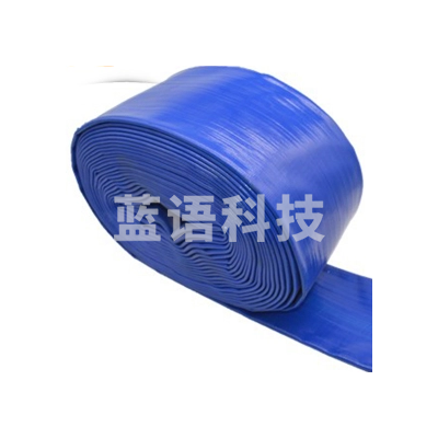 巨联（JULIAN）农用灌溉水带兰水管 蓝水带涂塑管水泵防汛出水管 3寸*12M