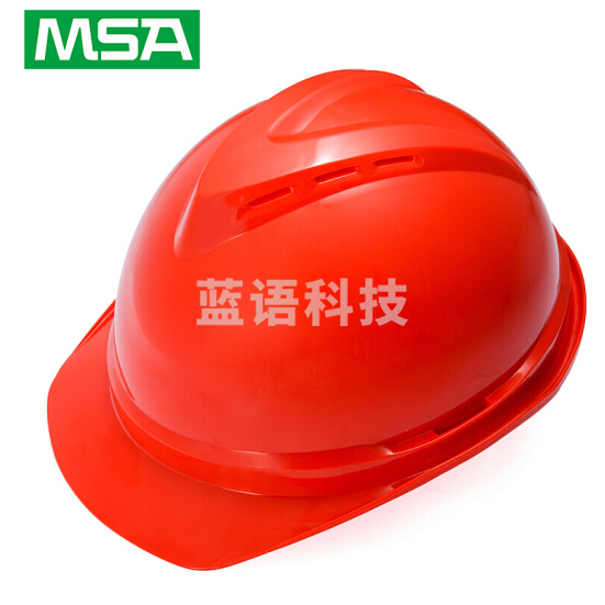 梅思安 V-Gard500 PE 豪华型 安全帽(红色）10146614