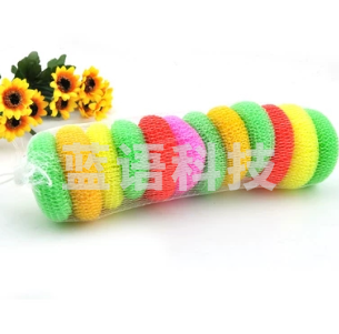 尼龙丝网洗碗洗锅球刷 家用清洁球不伤手洗碗刷锅球 塑料丝清洁球 Jd.10包起售 (偏远区域下单前请电话咨询)