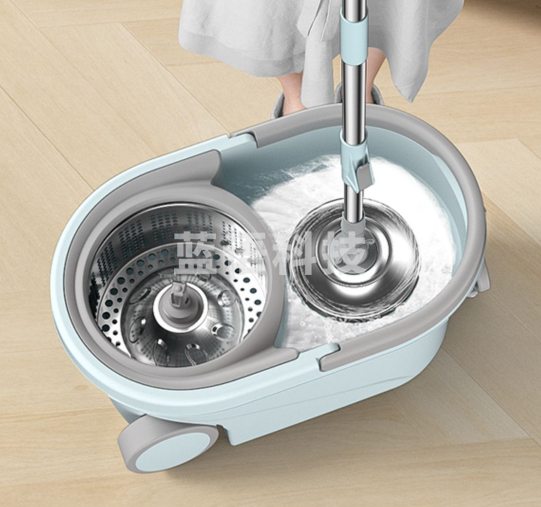 旋转式免手洗拖把拖地墩布桶 2个起售 (偏远区域下单前请电话咨询)
