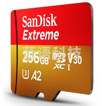 闪迪 SanDisk TF存储卡存储卡 SDSQXA1-256G-ZN6MA 256G U3 V30 C10 4K A2      至尊极速移动版 读速160MB/s 写速90MB/s
