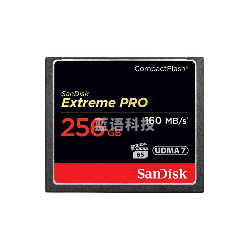 闪迪 SDCFXPS-256G-Z46 至尊超极速CF存储卡-160MB/S 碳黑色