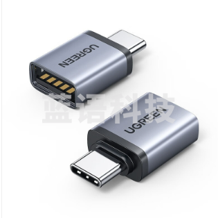 绿联(UGREEN)40702 Type-C转接头USB3.0 OTG数据线 苹果MacBook拓展USB-C扩展坞车载转换器头通用华为iPad电脑 Jd.10个起售(偏远区域下单前请电话咨询)