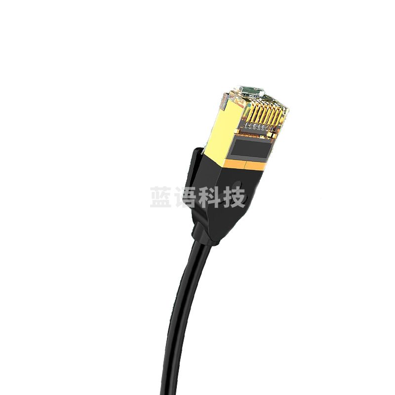 山泽(SAMZHE) CX-703 七类网线 细线 黑色3米(5根起售，偏远区域下单请电话咨询)