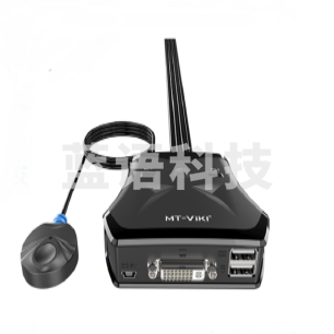 迈拓维矩 DVI高清切换器 KVM切换器usb2口 二进一出多电脑DVI显示器键鼠共享器 2口MT-201DL Jd.2个起售(偏远区域下单前请电话咨询)