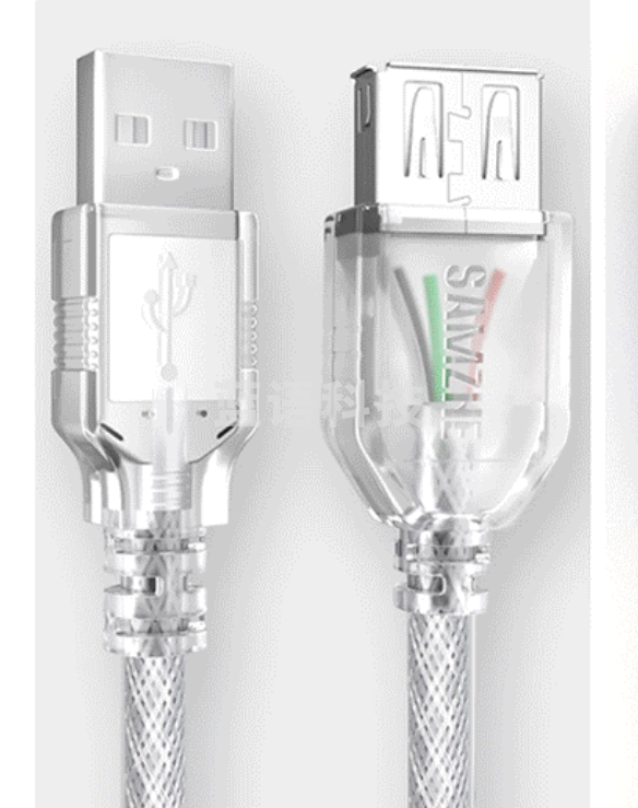 山泽(SAMZHE)UK-503 USB延长线usb2.0高速传输数据线 公对母 AM/AF 鼠标键盘加长线 3米