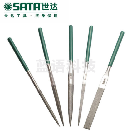 世达(SATA)5件套金刚石整形锉5x180MM货号03850