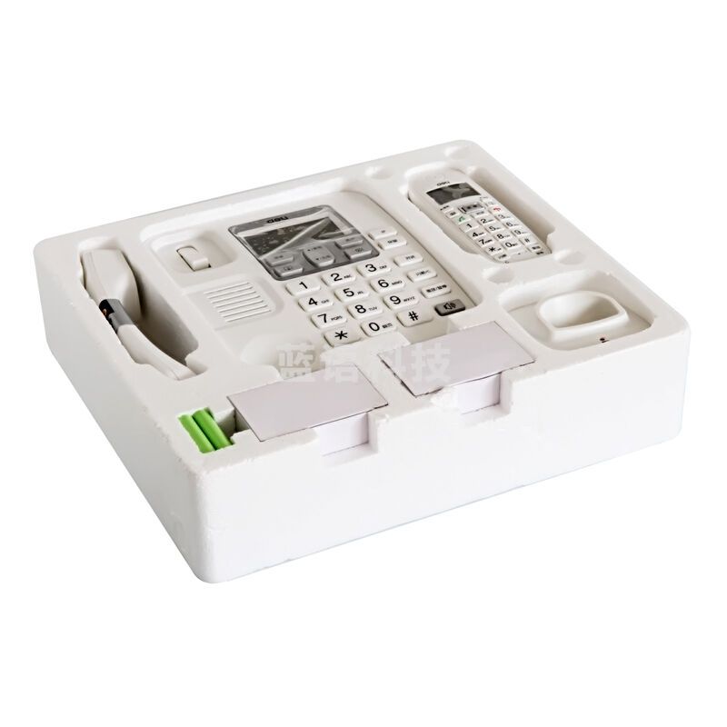 得力(DUNSK)791 数字无绳电话机(白).