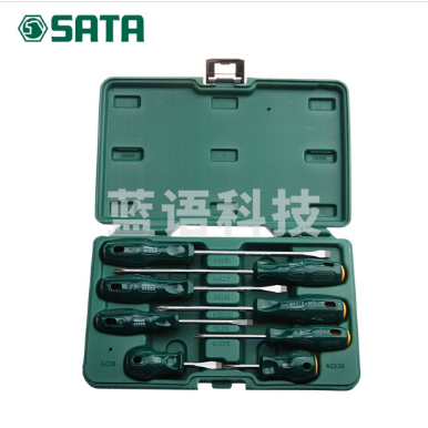 世达(SATA)8件A系列一字、十字螺丝批组套货号09306(偏远区域下单请电话咨询)