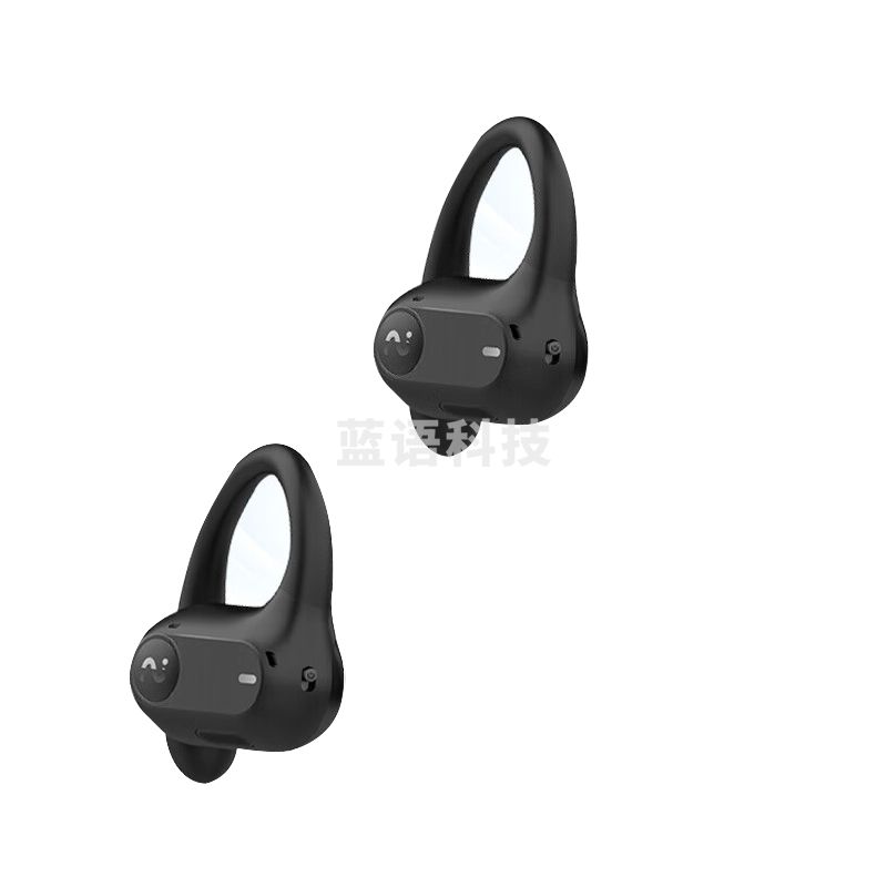 科大讯飞（iFLYTEK）XFXK-A04 开放式办公耳机 Air 黑无线蓝牙骨传导升级气传导运动录音