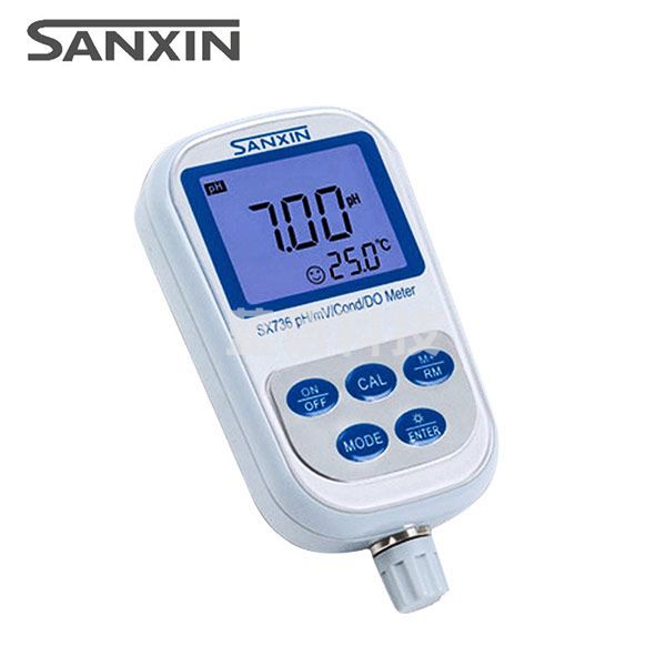 三信（sanxin） 便携式pH/电导率/溶解氧仪 多参数测量仪SX736酸碱测试仪测定仪 260085