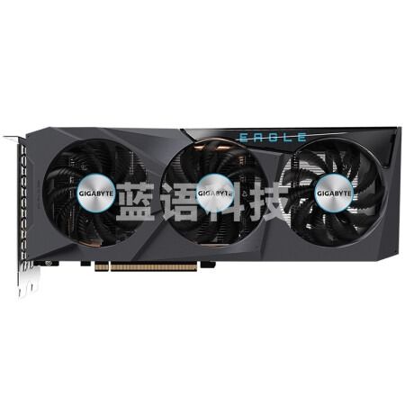 技嘉猎鹰GIGABYTE AMD Radeon RX 6600 EAGLE 8G电竞游戏设计智能学习电脑独立显卡支持4K