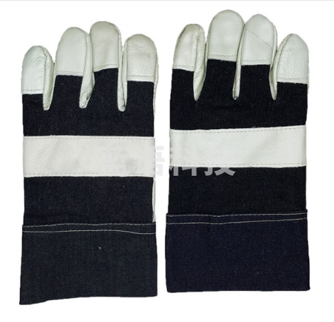 巨联牛一皮海员劳保手套