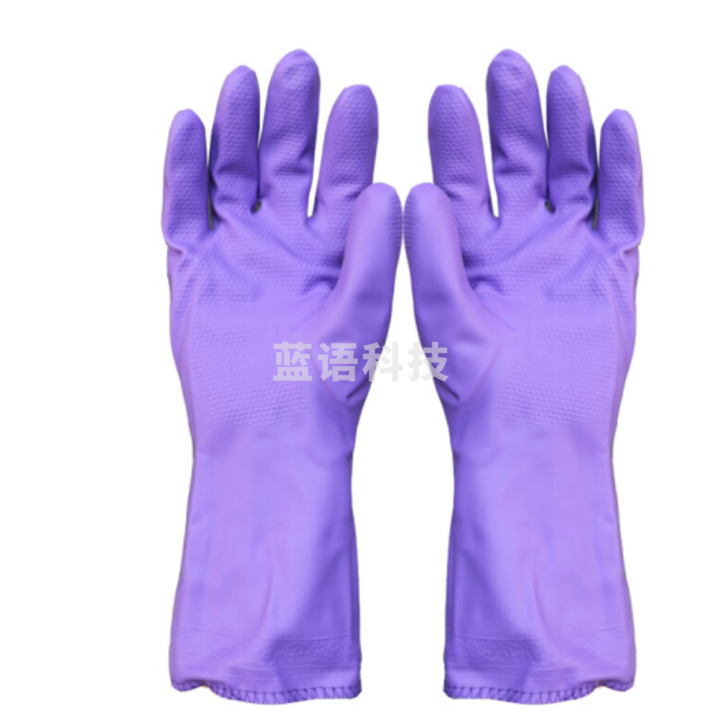 博尔格  保暖手套 320mm 耐洗涤剂 内存绒布洗车洗衣洗碗手套 10付/包